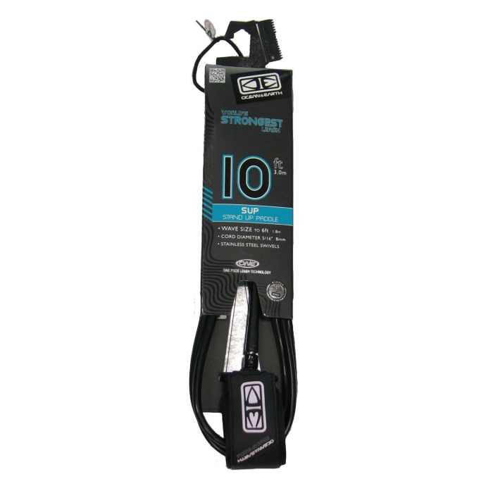 XCEL ONE PIECE 10.0 LEASH BLK 10