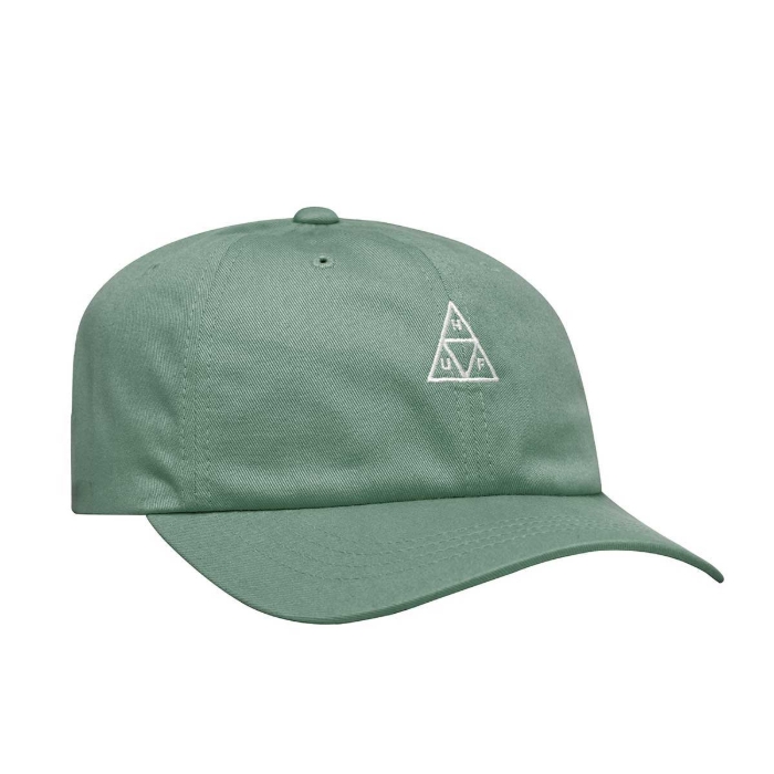 HUF ESSENTIALS TT LOGO CV 6 PANEL BERYL GREEN UNI