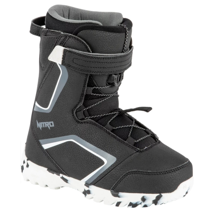 NITRO DROID QLS KID BLACK/WHITE/CHARCOAL 3.5K