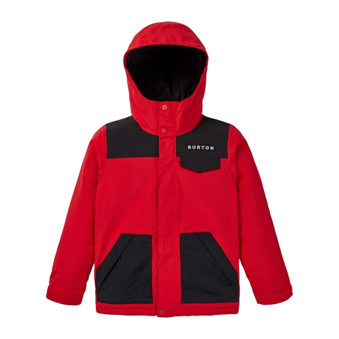 BURTON DUGOUT KID JACKET TOMATO L