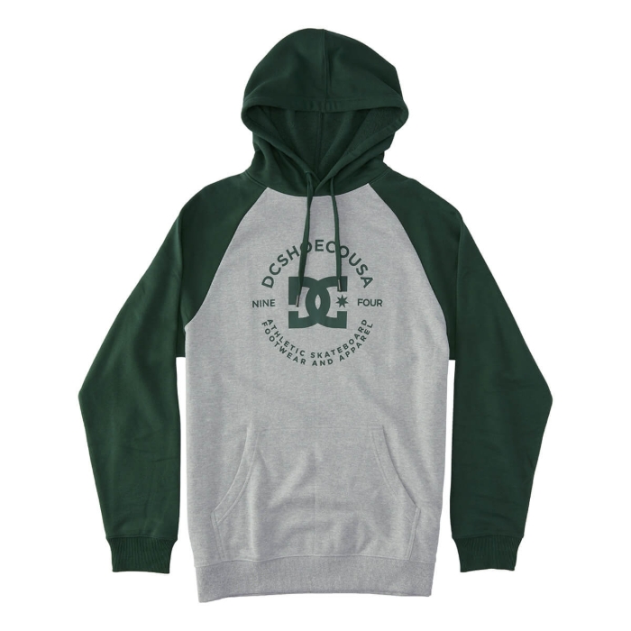DC DC STAR PILOT RAGLAN PH HEATHER GREY/SYCAMORE M
