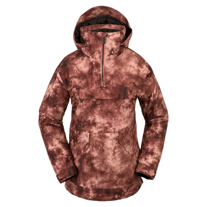 VOLCOM FERN INS GORE PULLOVER W PINK SALT WASH M
