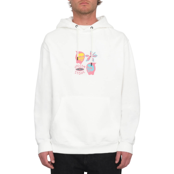 VOLCOM EARTH TRIPPER HOODIE OFF WHITE XL