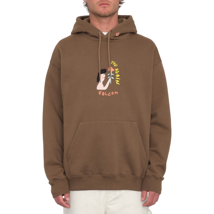 VOLCOM FA ARTHUR LONGO HOODIE 1 DARK EARTH M