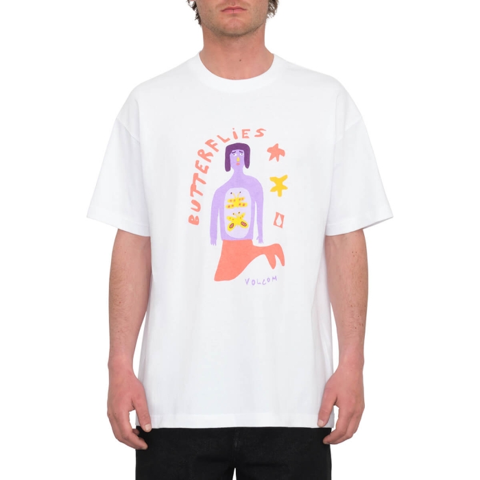 VOLCOM FA ARTHUR LONGO 2 LSE T-SHIRT WHITE XL