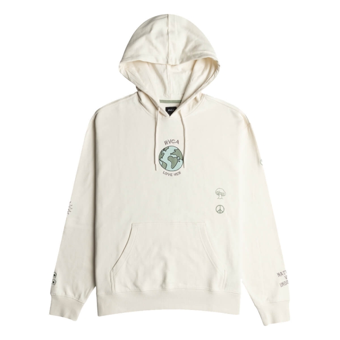 RVCA LOVE HER HOODIE SALT L