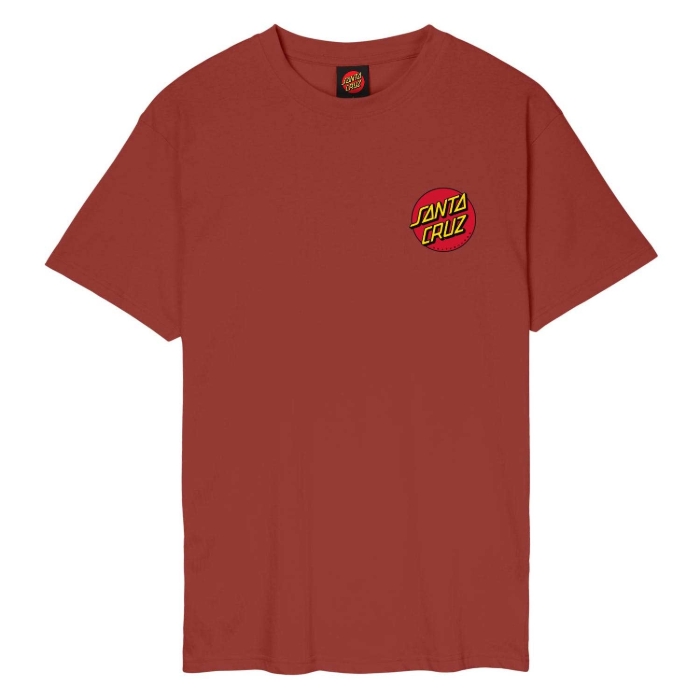 SANTA CRUZ CLASSIC DOT CHEST DARK RUST M