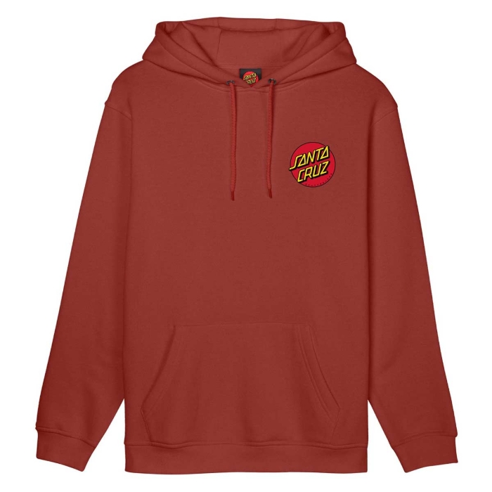 SANTA CRUZ CLASSIC DOT CHEST DARK RUST L