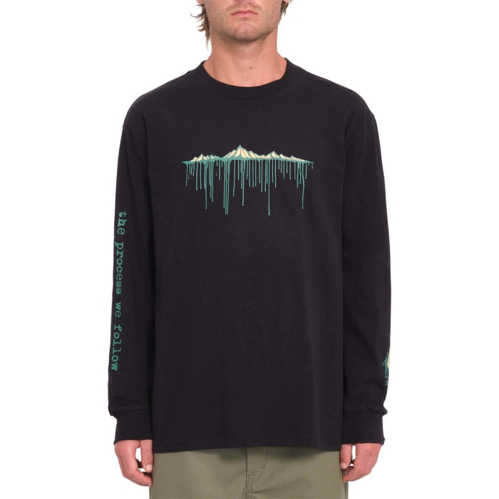 VOLCOM TT B IGUCHI LONG SLEEVE BLACK M