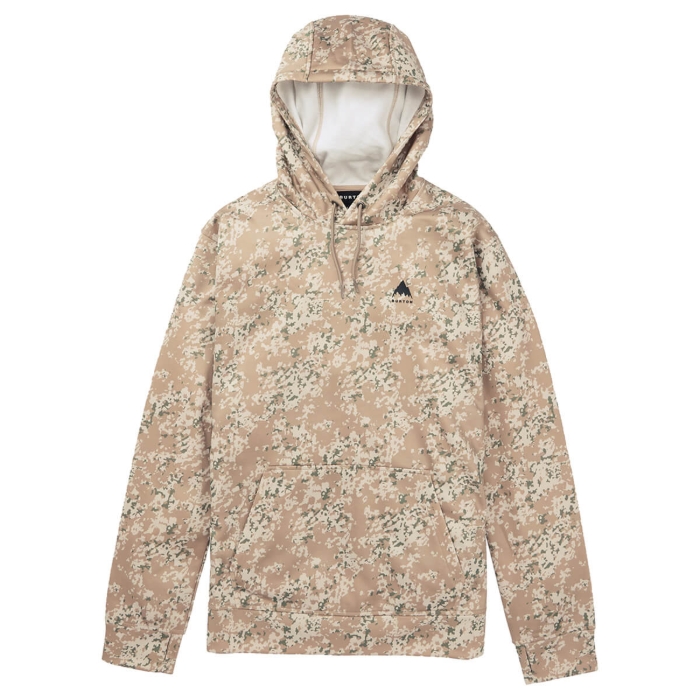 BURTON OAK PULLOVER HOODIE SNOWFALL CAMO XL