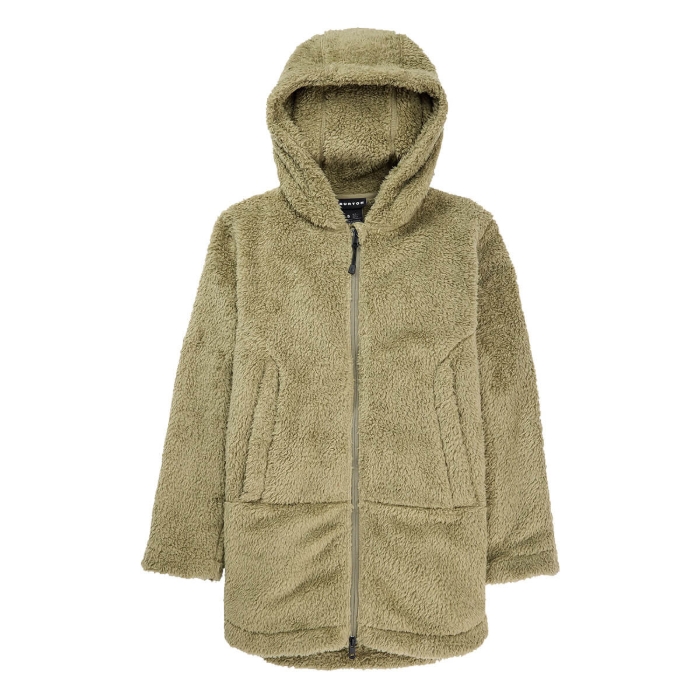BURTON MINXY HI-LOFT FLEECE FULL-ZIP FOREST MOSS S