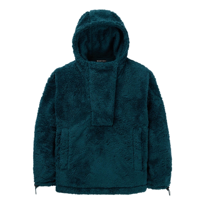 BURTON LEMMA FLEECE PULLOVER DEEP EMERALD M