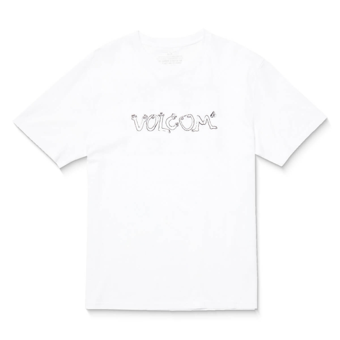 VOLCOM CRAZYBAL T-SHIRT WHITE S