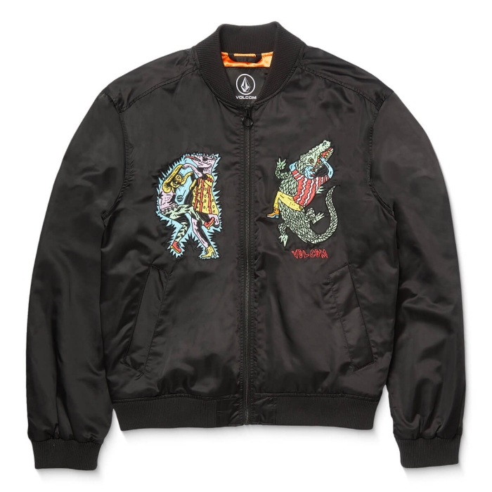 VOLCOM FA BOB MOLLEMA JACKET BLACK L