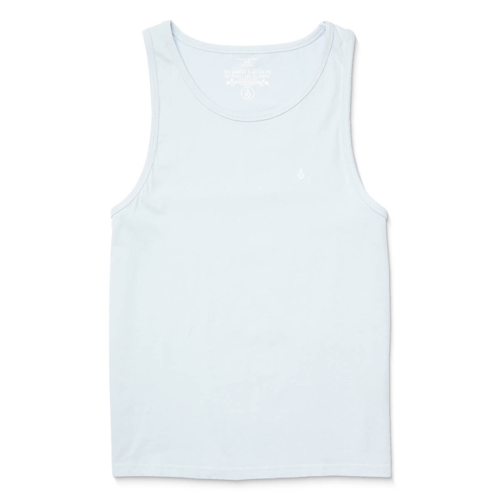 VOLCOM STONE BLANKS TANK TOP CAROLINA BLUE XS