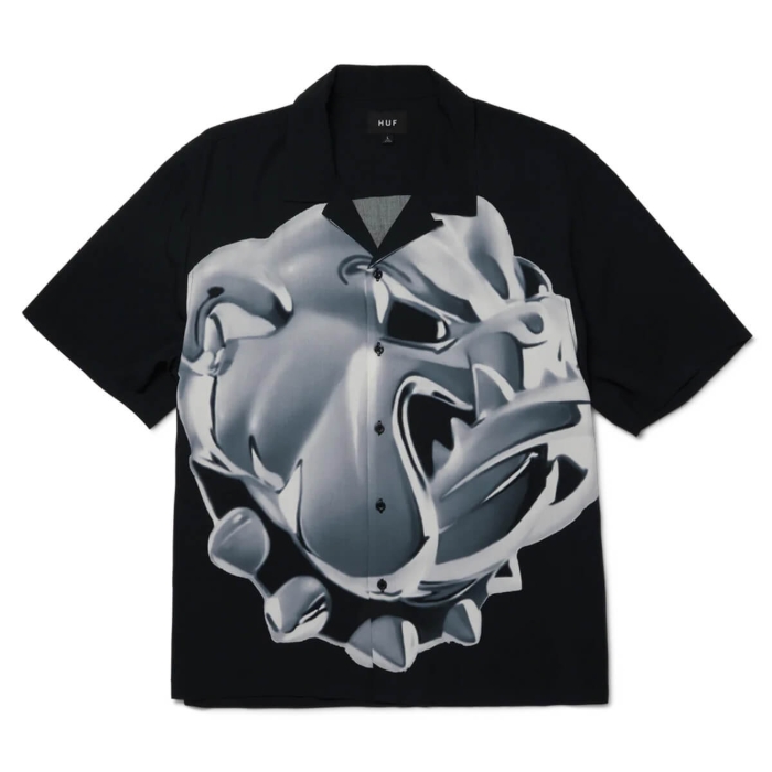 HUF BIG DAWG RESORT SHIRT BLACK XL