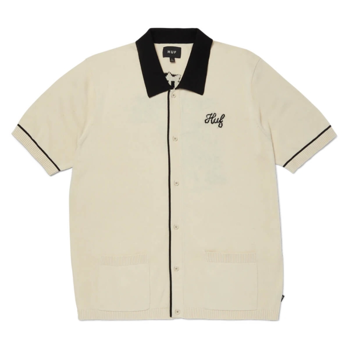 HUF ICARUS S/S KNIT TOP NATURAL M