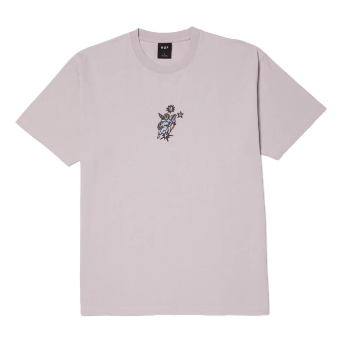 HUF CUPID WASHED T-SHIRT DUST PURPLE M