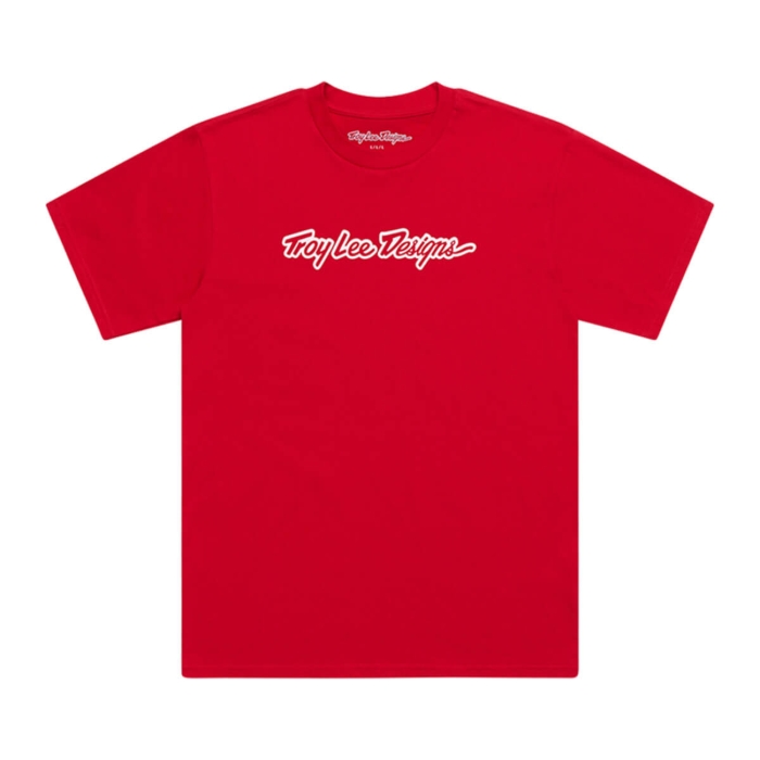 TROY LEE DESIGNS SIGNATURE T-SHIRT SIGNATURE TEAM RED S