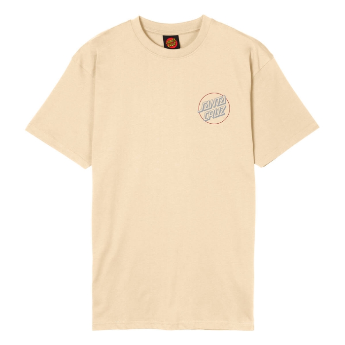 SANTA CRUZ WOOTEN DUO T-SHIRT VANILLA XL
