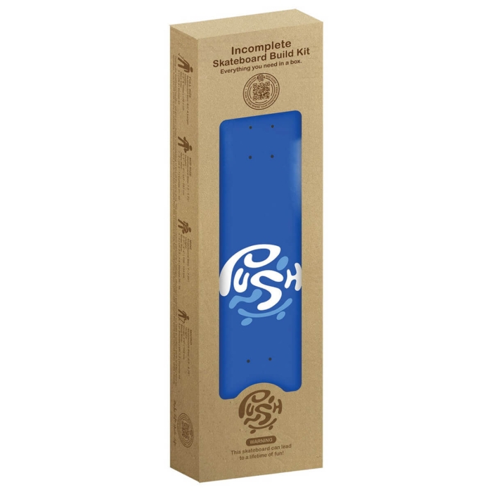 PUSH SKATEBOARDING PUSH BLUEY 8.25" IN-COMPLETE BLUE 8.25"