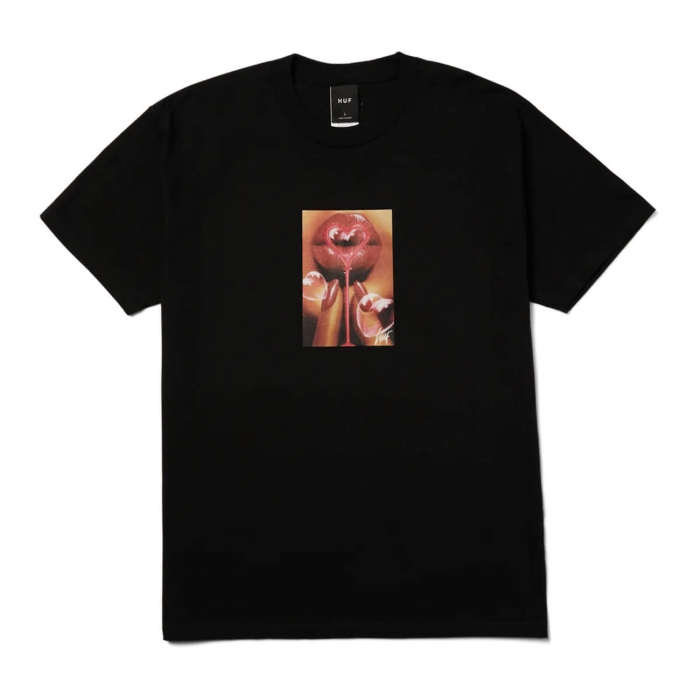 HUF BUBBLE T-SHIRT BLACK M