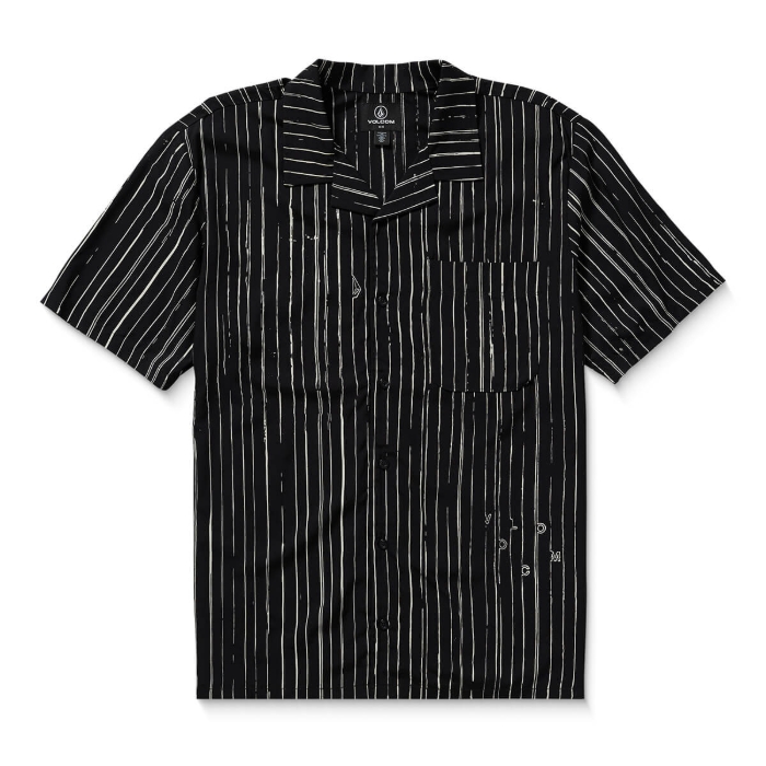 VOLCOM MISTOSTONE SHIRT BLACK WHITE XL