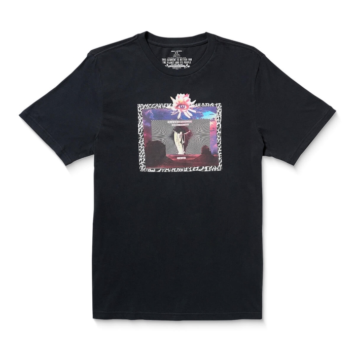 VOLCOM EYECANSEE T-SHIRT ANTIQUE BLACK S