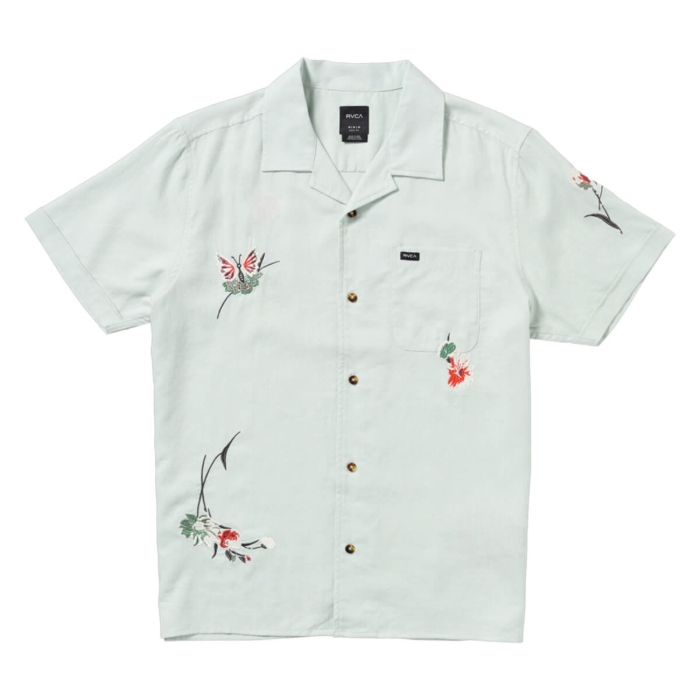 RVCA NECTAR SHIRT GREEN TEA XL