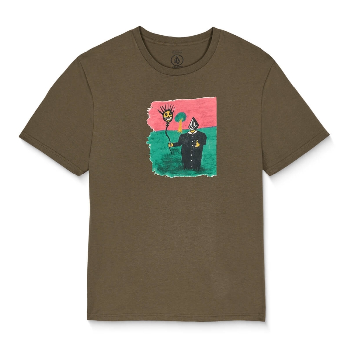 VOLCOM ISSAM BSC T-SHIRT SAGE LEAF S