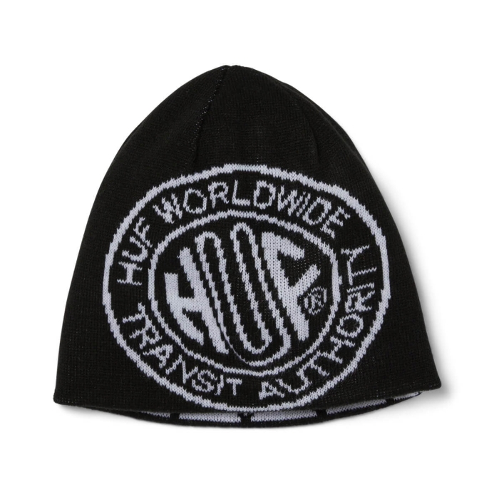 HUF TOKEN REVERSIBLE SKULL BEANIE BERRY UNI