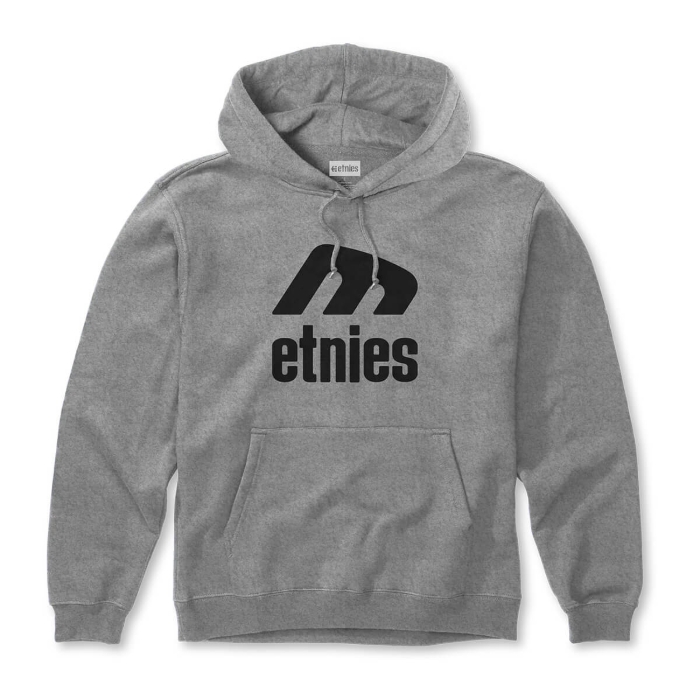 ETNIES ICON E HOODIE GREY/BLACK M