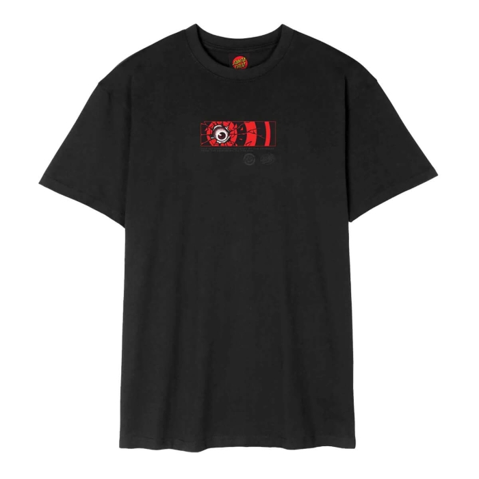 SANTA CRUZ ROSKOPP DISSECT STRIP T-SHIRT BLACK XL