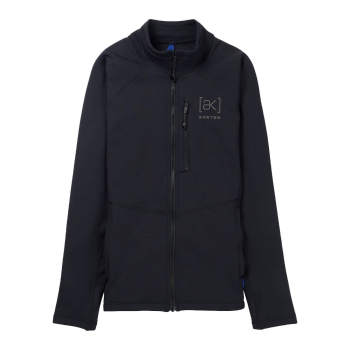 BURTON WOMEN'S [AK] BAKER STRETCH FLEECE FULL-ZIP TRUE BLACK S
