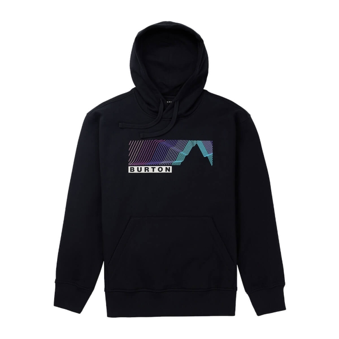 BURTON ELMORE PULLOVER HOODIE TRUE BLACK XL