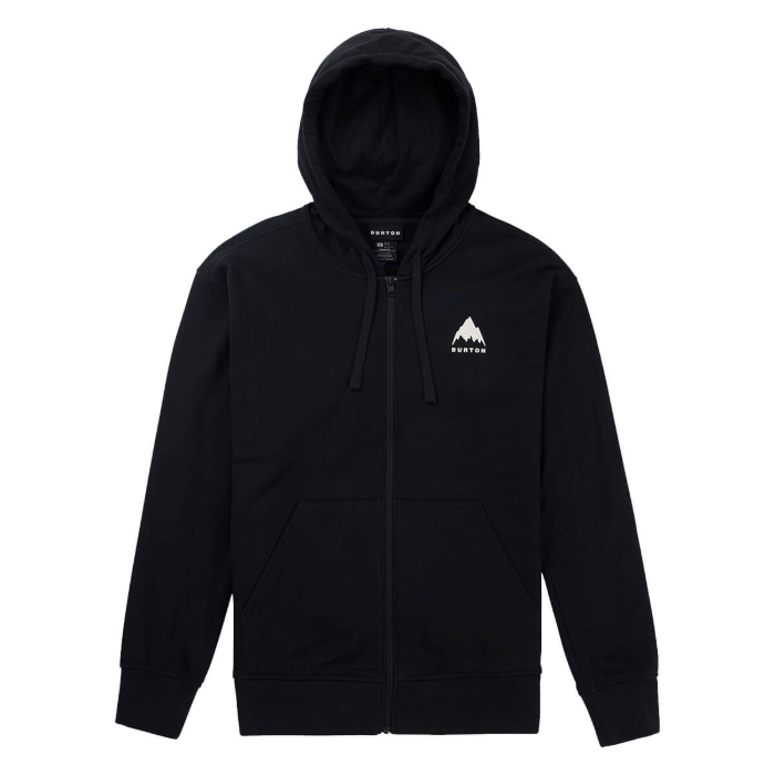 BURTON ELITE FULL ZIP HOODIE TRUE BLACK XXS