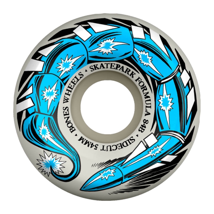 BONES SCORPEEDO 54MM P5 SIDECUT SKATEPARK FORMULA 84B WHITE 54MM