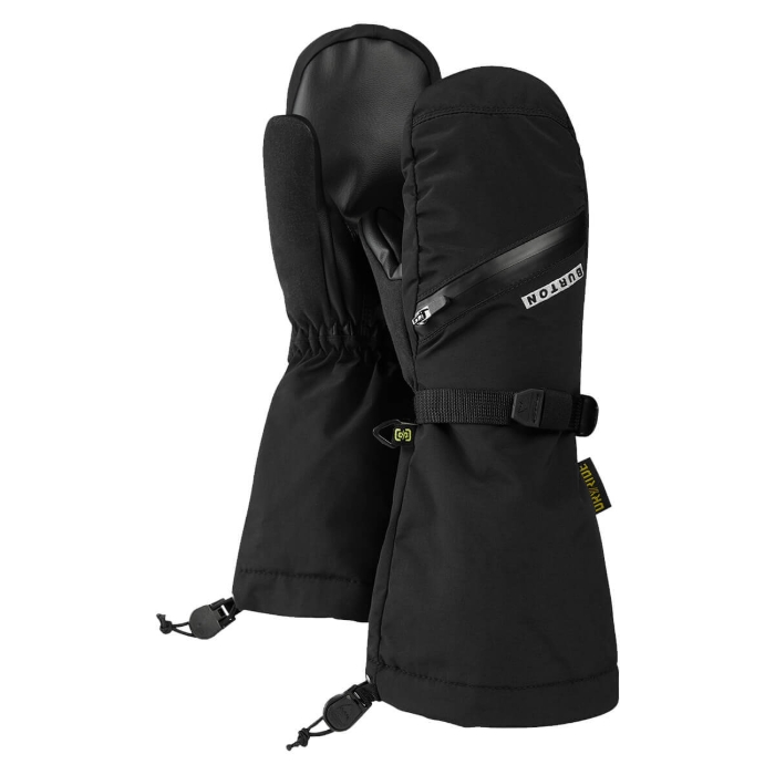 BURTON KIDS' VENT MITTENS TRUE BLACK S