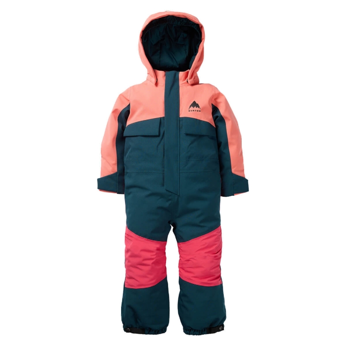 BURTON TODDLERS' 2L ONE PIECE PEACH ECHO/DEEP EMERALD 18M