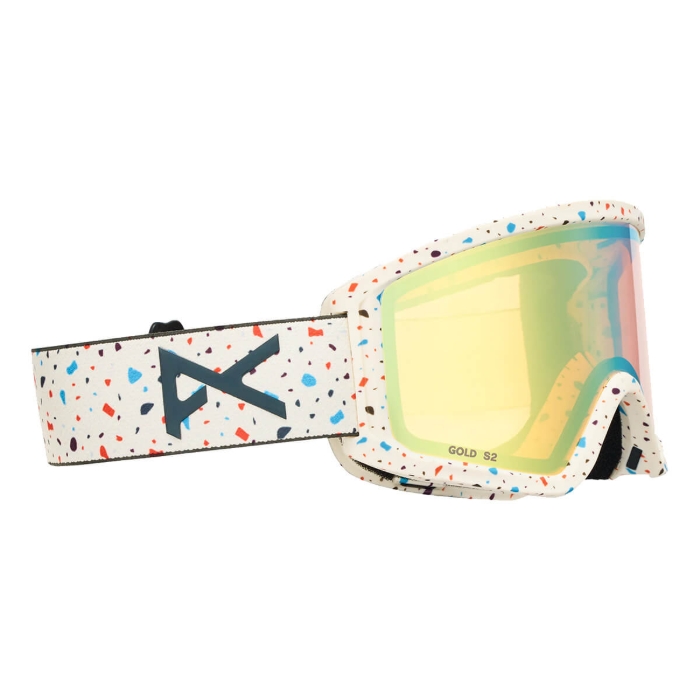 ANON TRACKER 2.0 + MFI® FACE MASK SPECKLES | GOLD AMBER UNI