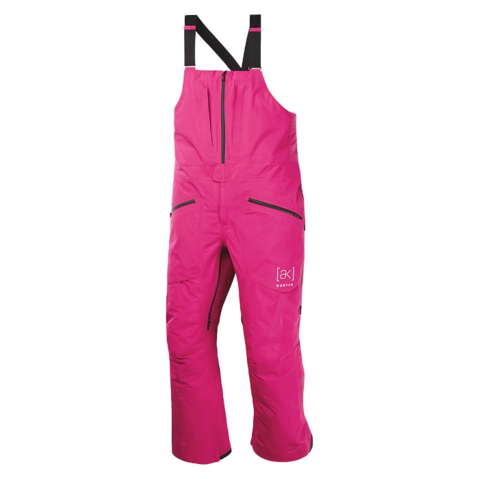 BURTON MEN'S [AK] FREEBIRD GORE-TEX 3L STRETCH BIB PANTS VERY BERRY M