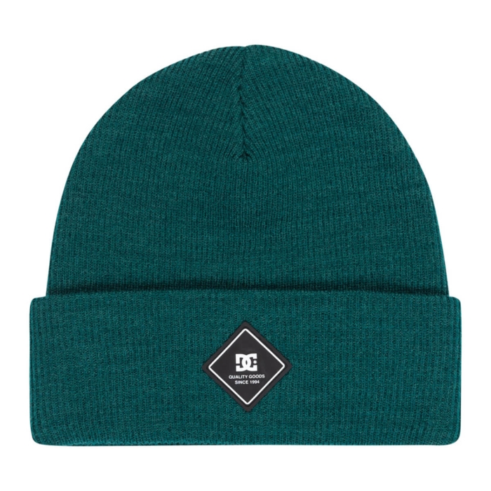 DC LABEL BEANIE DEEP TEAL UNI