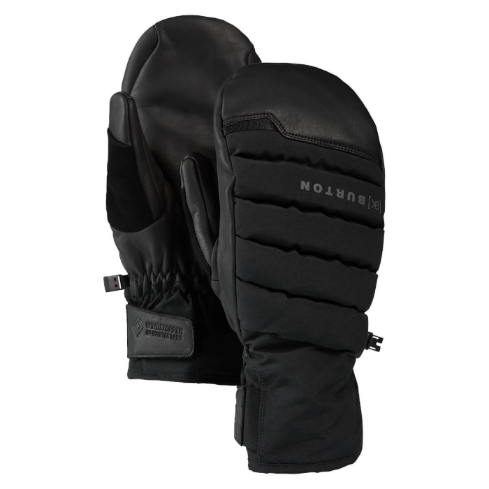 BURTON [AK] WINDSTOPPER OVEN MITTENS TRUE BLACK M