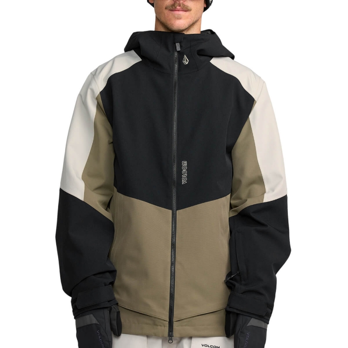 VOLCOM BRIGHTON FULL ZIP JACKET MILITARY S