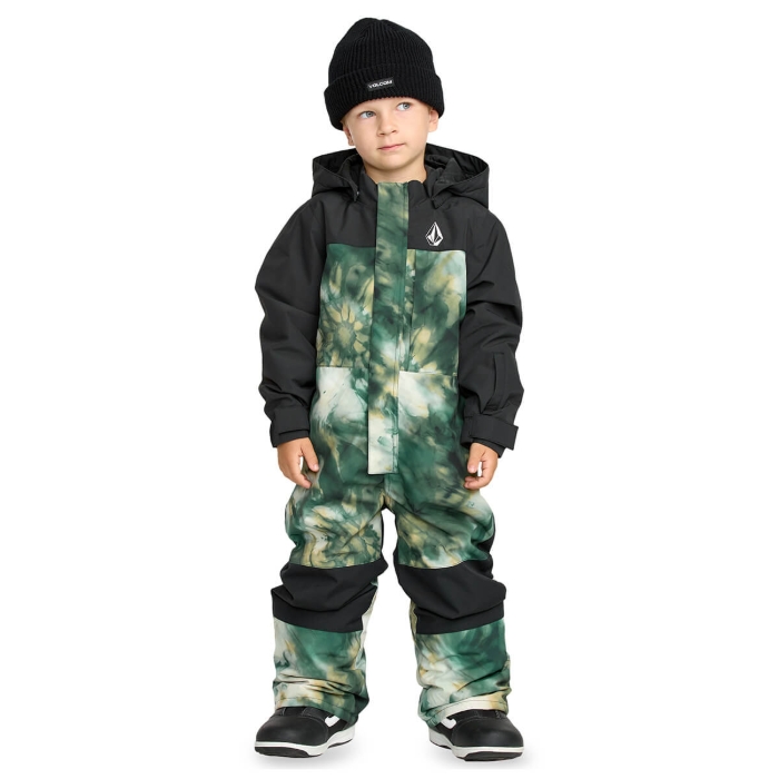 VOLCOM LITTLE FLURRY ONE PIECE GREEN 4T