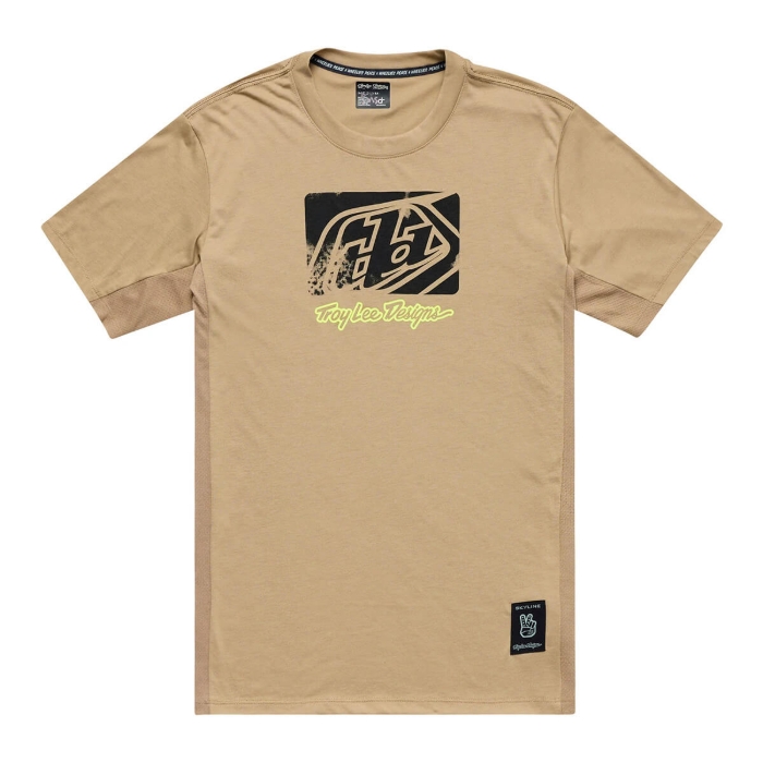 TROY LEE DESIGNS SKYLINE SHORT SLEEVE RIDE TEE SCRUBBED TIMBER S