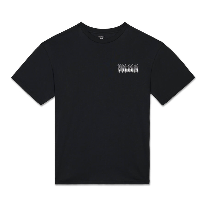 VOLCOM GAMMA DOOM T-SHIRT BLACK L