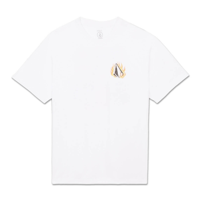 VOLCOM DOUBLE FANTASY LSE T-SHIRT WHITE L