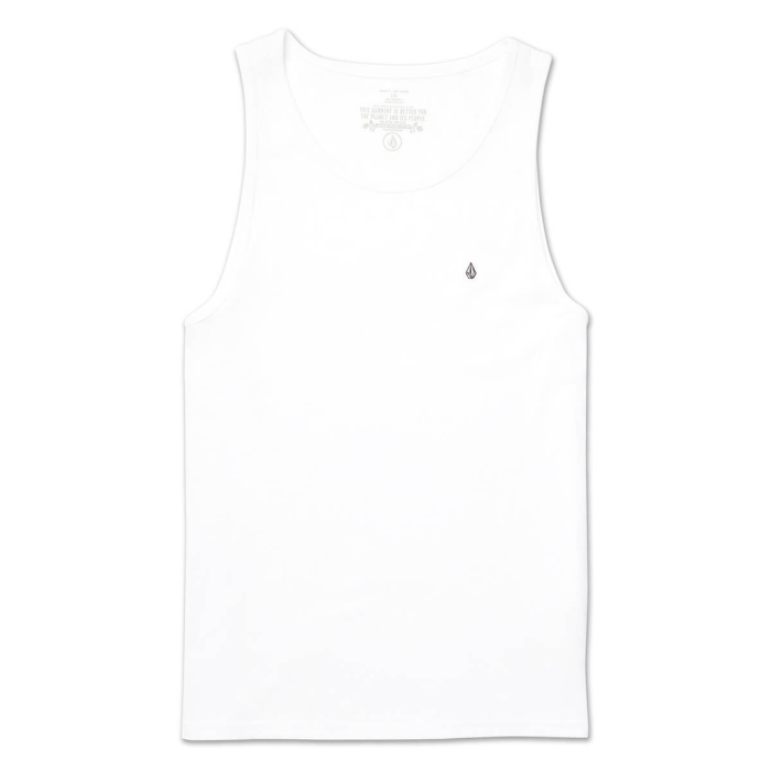 VOLCOM STONE BLANKS TANK TOP WHITE L