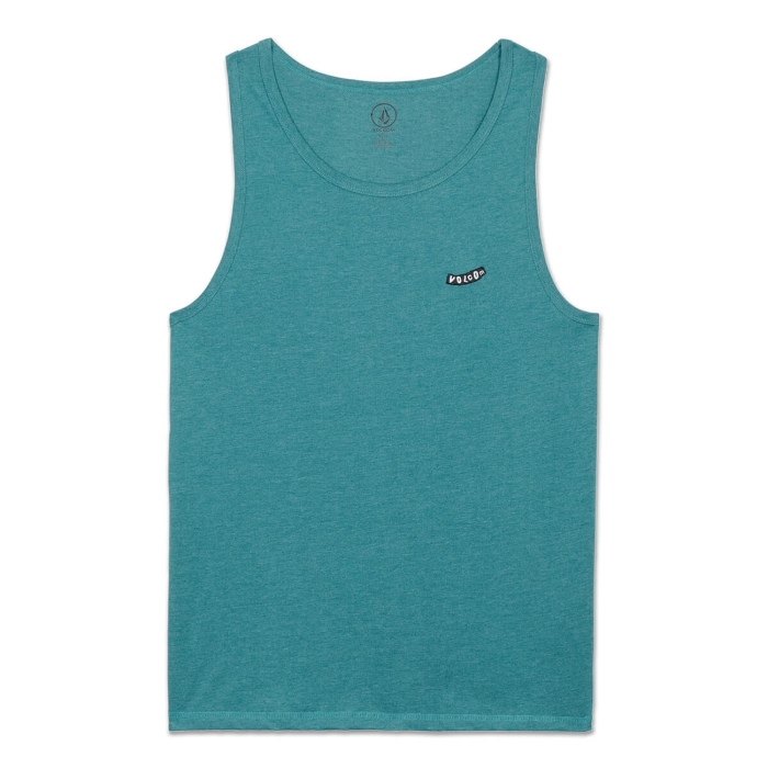 VOLCOM PISTOL STONE TANK TOP RIFLE GREEN L